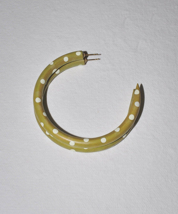 Golden Apple Large Hoop