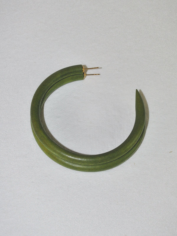 Olive Large Hoop
