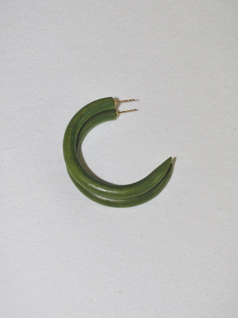 Olive Small Hoop